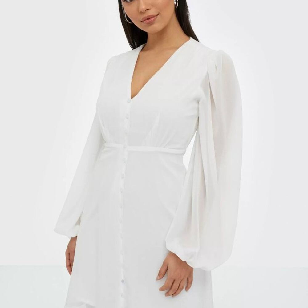 Missguided Milk maid Button Down Dress Size 6